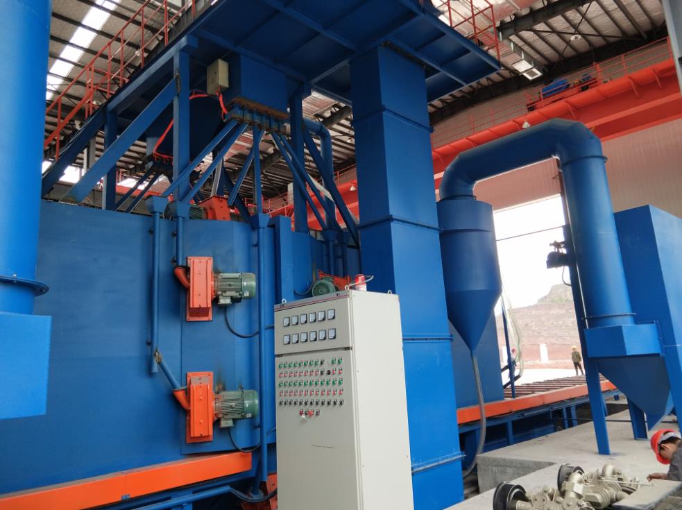 輥道通過式拋丸機的組成有哪些